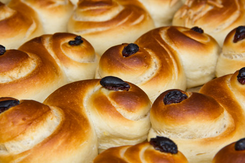 Zutaten für die Lussekattern