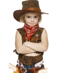 Little girl cowboy