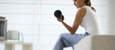 Woman Lifting Weights